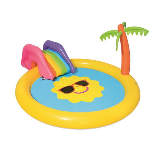 Bestway Sunnyland Splash Play uppblåsbar pool för barn 237x201x104 cm