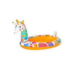 Uppblåsbar giraff Game Pool med vattenspray 266x157x127 cm Bestway