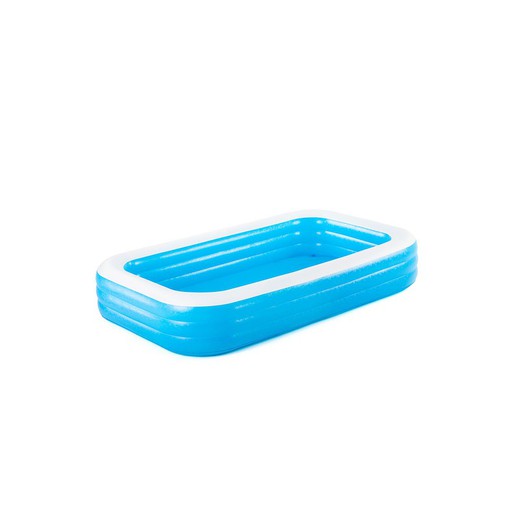 Bestway Deluxe Blauw Rechthoekig Opblaasbaar Zwembad voor Kinderen 305x183x56 cm Bestway