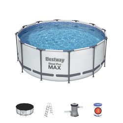 Bestway Ronde buisvormige afneembare zwembad met cartridge Purifier 366x122 cm