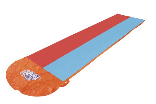 Pista deslizante inflável H2O Go! Duplo Vermelho/Azul 549 cm