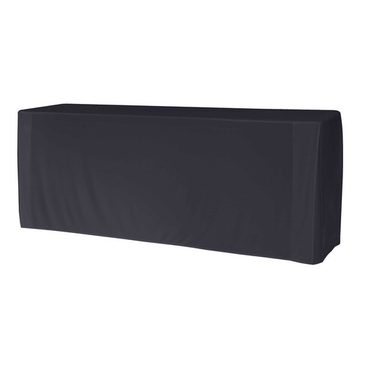 Gladde tafelkleed Zown XL150 zwart 152,4x76,2x74,3cm