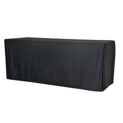 Gładka nakrycie stołu Zown XL180 czarny 182,9x75,2x74,3 cm