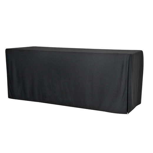 Capa de mesa lisa Zown XL180 preta 182,9x75,2x74,3cm