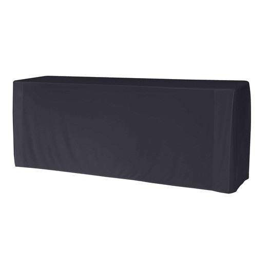 Housses de table rectangulaires noires modèle: Plain XL4