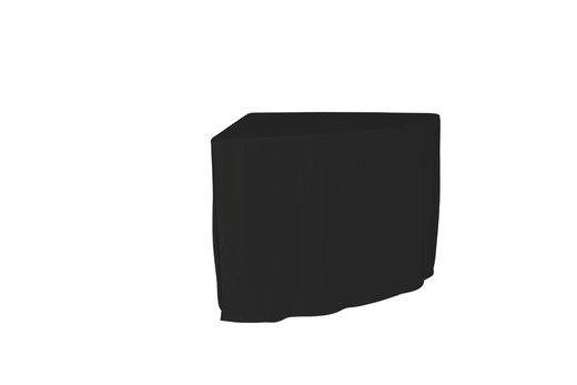 Funda elástica para mesa angular Zown negro 75,1x75,1x74,3cm