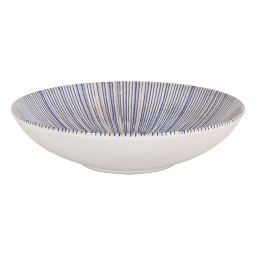 La Mediterranea Suppetallerken Irys Monaco Blank Porcelæn (ø 21 x 5,3 cm)