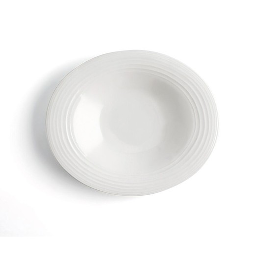 Ariane A'Bordo White Ceramic Dinner Plate (29 cm)