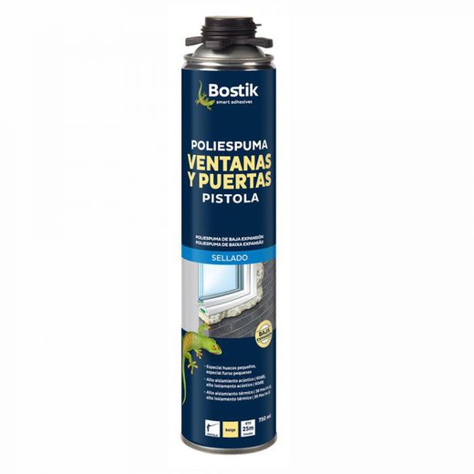 Bouteille Polyfoam Fenêtres et Portes 750 ml pour Pistolet