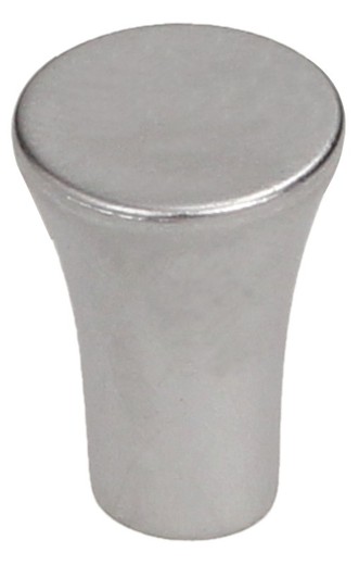 Pommeau de 12 mm. Quincaillerie Chrome Mat Nesu