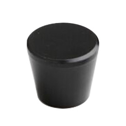 Pommeau de 25 mm. Matériel de peinture noir mat Nesu