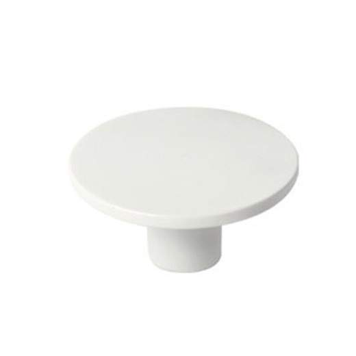 pomo de 40mm. Pinta Abs. Nesu de hardware branco