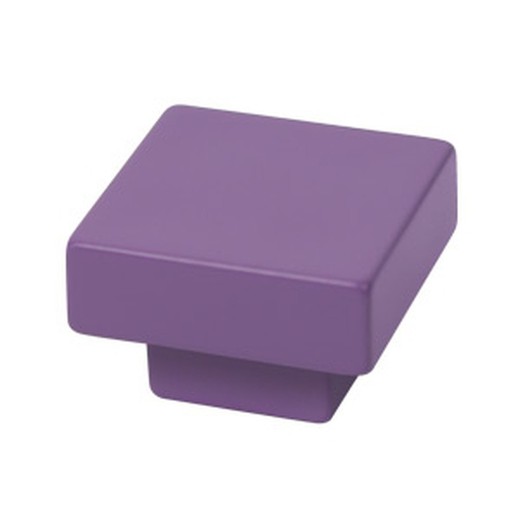 Bouton ABS 30X30 mm. Peinture Matériel violet Nesu