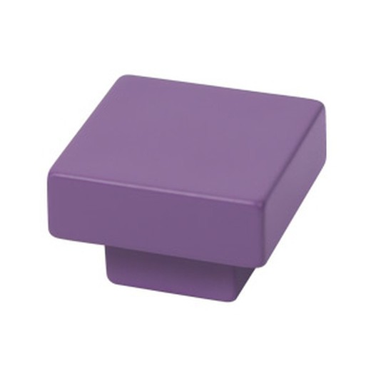 Manopola in abs 30X30 mm. colore Hardware viola Nesu