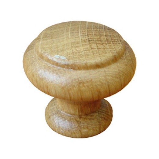 Knob 35 Oak Natural Lacquer Herrajes Nesu