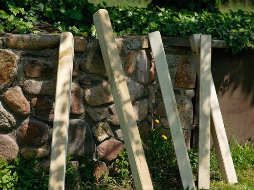 Trästolpe Nort marlo-stabil stolpe