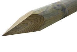 Pieu en bois rond diamètre 10 cm - Différentes longueurs