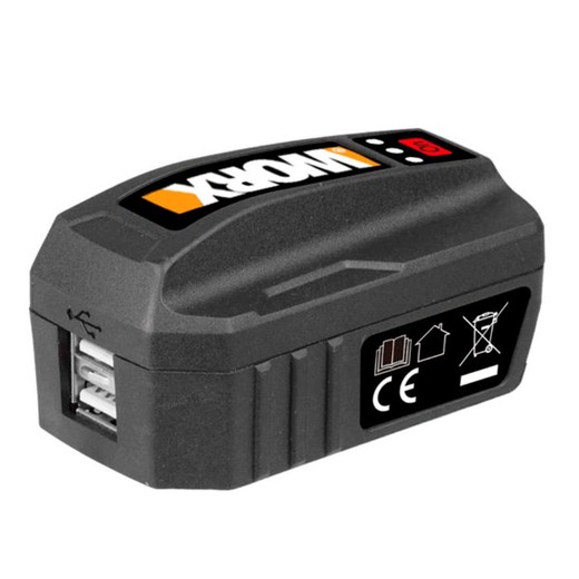 Powerbank voor 20V Worx WA4009 batterijen