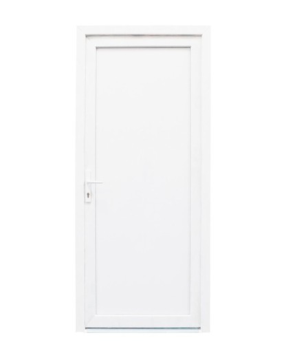 Porte extérieure PVC 2000x800 avec panneau Séville ouverture à droite sans judas