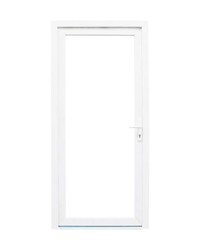 Puerta exterior de PVC 2000x900 con apertura izquierda Sevilla cristal transparente