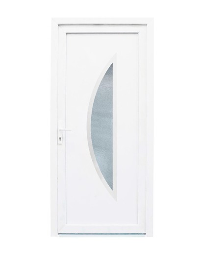 Puerta exterior de PVC 2080x980 con apertrura derecha Cordoba