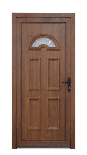 Puerta exterior de PVC 2080x980 con apertura izquierda Ibiza Roble