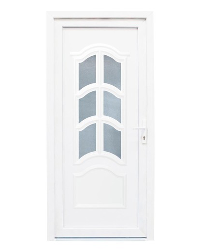 Puerta exterior de PVC 2080x980 con apertura izquierda Korzika