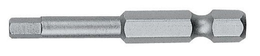 Punta hexagonal STANDARD guía 1/4" larga