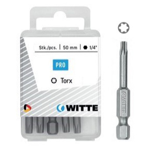 Bity Torx 50 mm w plastikowym pudełku