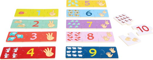 Educational puzzle Numbers