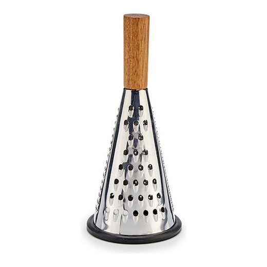 Wood Stainless Steel Grater (12.2 x 27.5 x 12.2 cm)