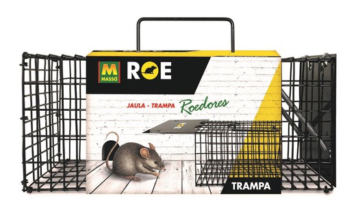 Raticida Jaula Trampa para Ratas y Ratones Massó