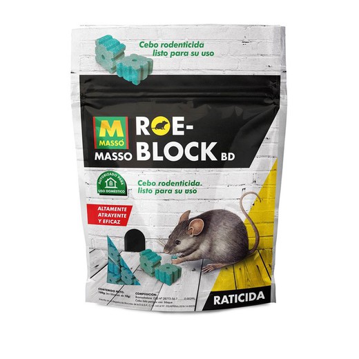 Roe-Block Raticide 100 Gr. Massó