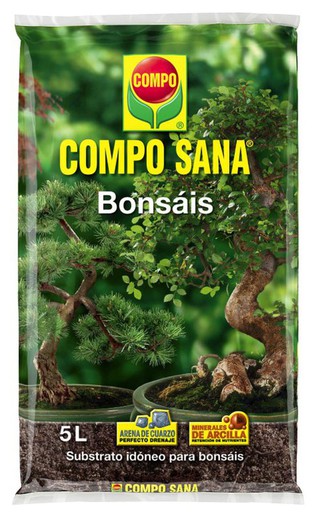 Saco turfa Compo Sana Bonsai 5 litros