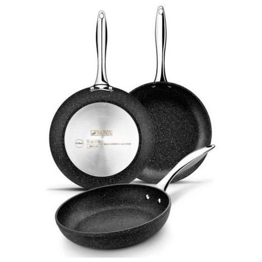 Monix M741222 Frying Pan Ø 22 cm Quantanium Black — Brycus