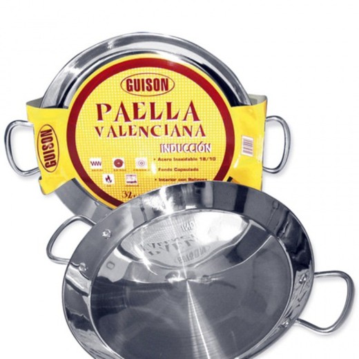 Paella Pan Guison 74046 Stainless Steel (46 cm)