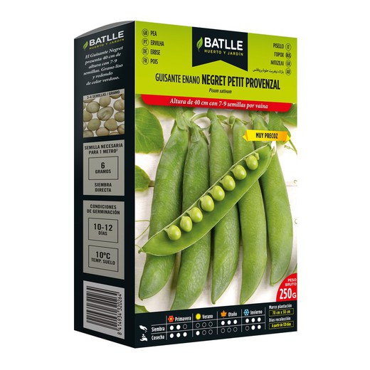 Pea seeds Negret Early Provence 250g