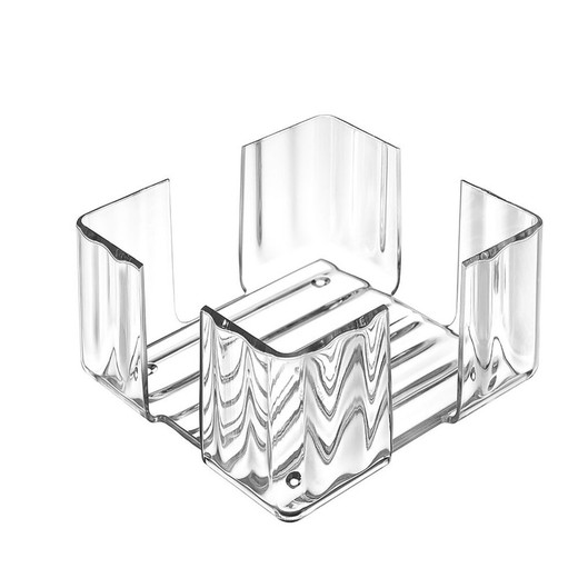 Napkin holder Akiplast Waves Transparent Plastic