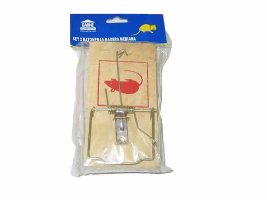 Set 2 Medium Slat Mousetraps Garhe