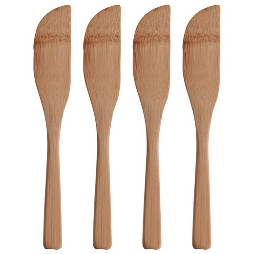 Set 4 couteaux en bambou