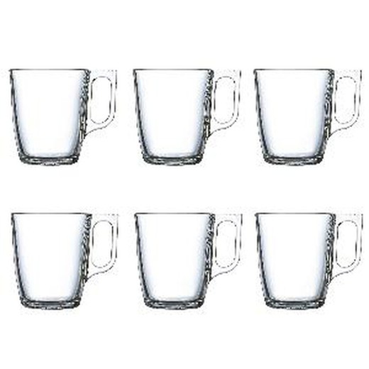 Set 6 Becher 25 Cl Neu Luminarc