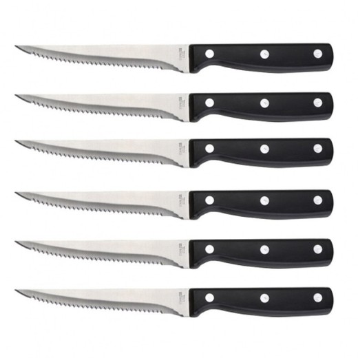 Bergner Gourmet Stainless Steel ABS Knife Set (6 units)