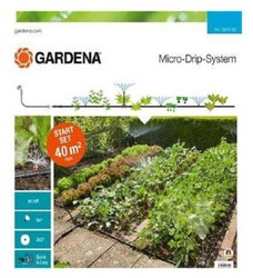 Kit d'Arrosage Gardena Micro Drip pour Parterres