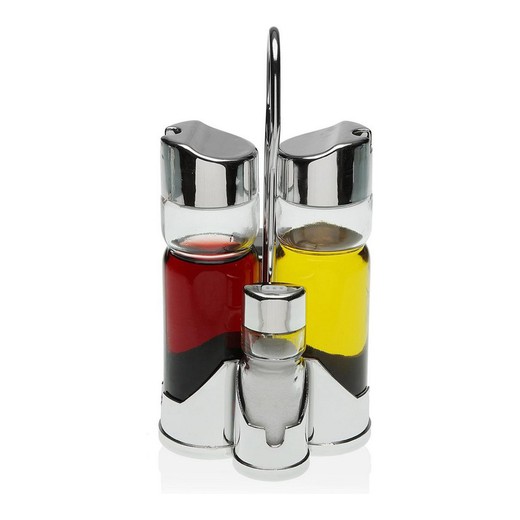 Crystal Steel Dressing Set (10.5 x 21.8 x 11 cm)