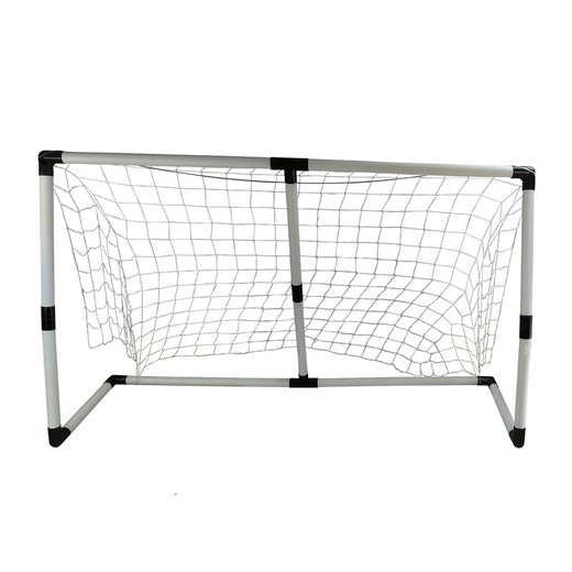 Conjunto de metas de futebol 2 em 1 brinquedos ao ar livre com bola inflável 56x192x110 cm