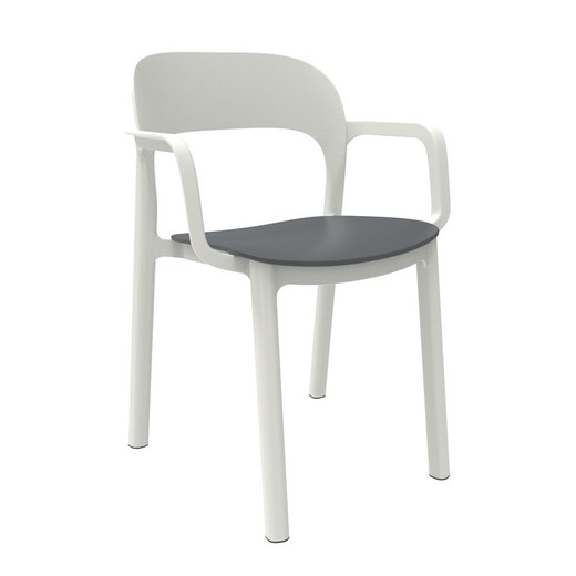 Silla Con Brazos Ona Asiento Resol