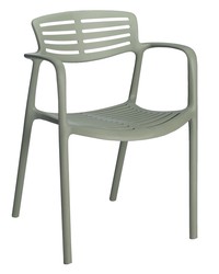 Toledo Air Chair Met Armleuningen Groenachtig Grijs Resol