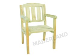 Silla de madera para exterior Gijón