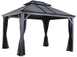 Sojag Pavilion Mykonos 10x12 basalt gray