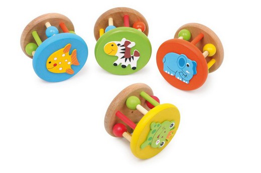 Small Foot Rattle Animals